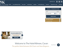 Tablet Screenshot of hotelkilmore.ie